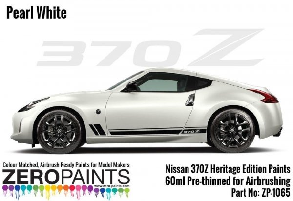 Zero Paints ZP-1065PEARL Nissan 370Z Heritage Edition Paints 60ml Pearl White