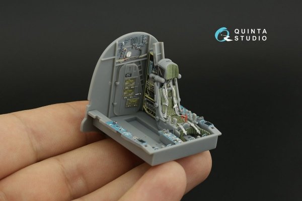 Quinta Studio QD48071 Su-34 3D-Printed &amp; coloured Interior on decal paper (HobbyBoss) 1/48