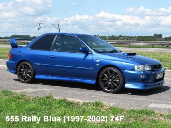 Zero Paints ZP-1041-74F 555 Rally Blue (1997-2002) 74F 60ml