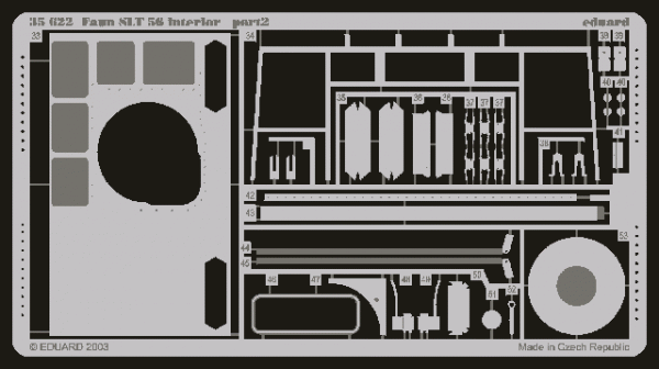Eduard 35622 Faun SLT 56 interior (TRUMPETER) 1/35 
