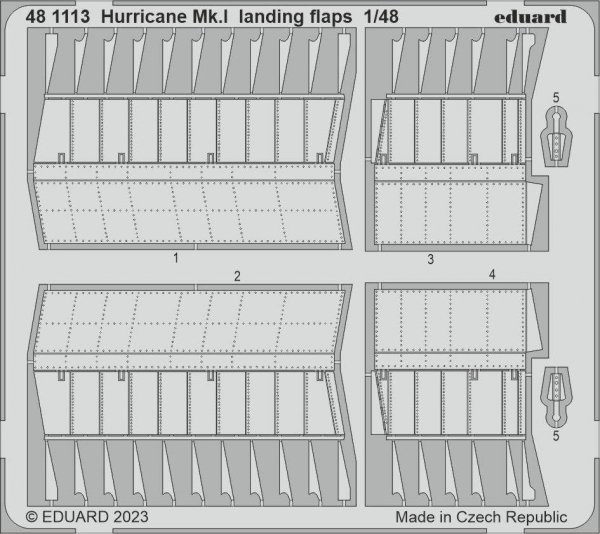 Eduard 481113 Hurricane Mk. I landing flaps HOBBY BOSS 1/48