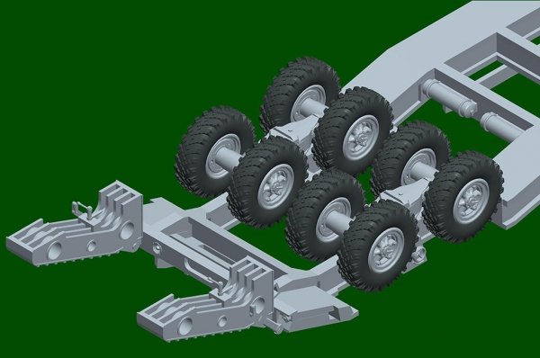 Trumpeter 07195 MAZ-537G Late production type with MAZ/ChMZAP-5247G semitrailer 1/72