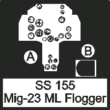 Eduard SS155 MiG-23ML Flogger 1/72 ITALERI