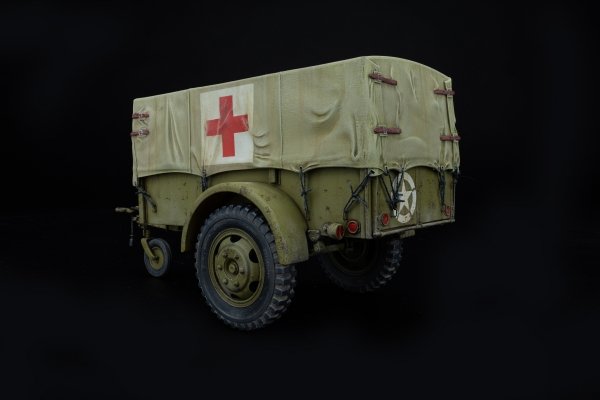 MiniArt 35443 G-518 US 1t CARGO TRAILER WITH CANVAS BEN HUR 1/35