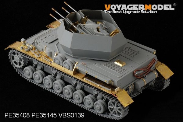 Voyager Model PE35408 WWII German Panzer IV ausf G 20mm Flakpanzer IV &quot;Wirbelwind&quot; For DRAGON 6342 1/35