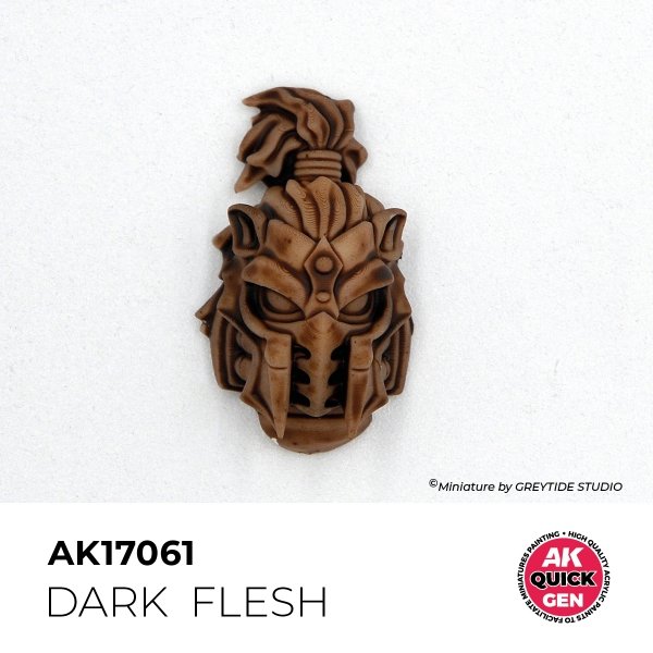 AK Interactive AK17061 DARK FLESH – QUICK GEN COLOR 18ml