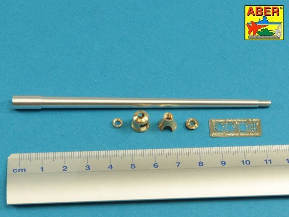 Aber 35L-270 German 8,8cm One part Pak 43/3 L/71 barrel for Jagdpanther Ausf G1 early 1/35