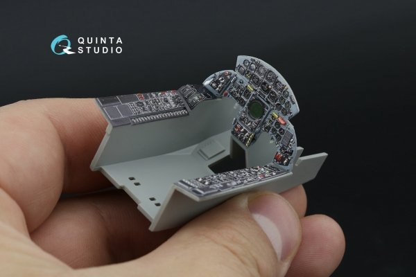 Quinta Studio QDS-32247 F-104C 3D-Printed &amp; coloured Interior on decal paper (Italeri) (Small version) 1/32