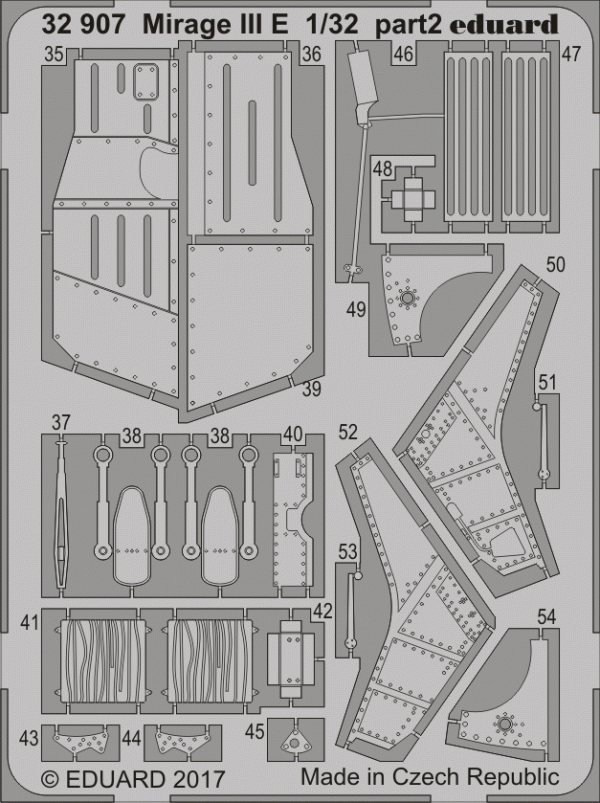 Eduard 32907 Mirage III E ITALERI 1/32