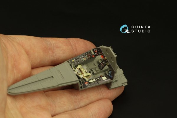 Quinta Studio QD35101 FW 190A-6 3D-Printed &amp; coloured Interior on decal paper (Border Model) 1/35