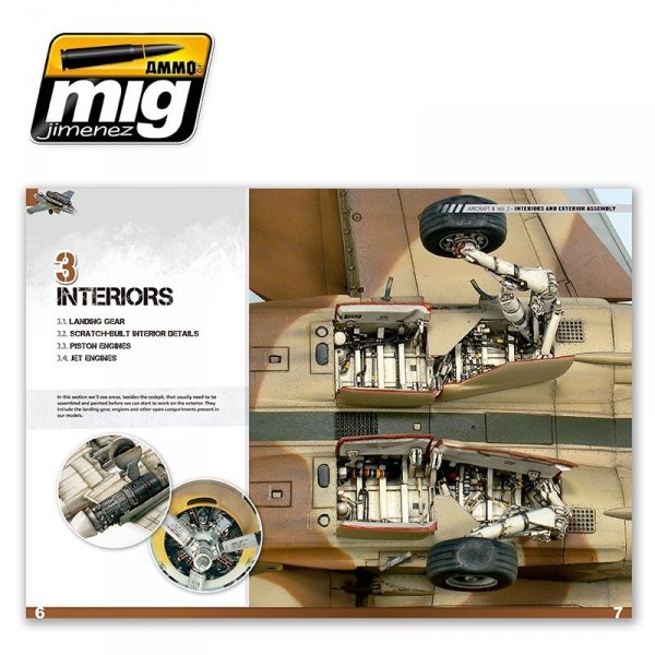 AMMO of Mig Jimenez 6051 ENCYCLOPEDIA OF AIRCRAFT MODELLING TECHNIQUES VOL.2 : INTERIORS AND ASSEMBLY (ENGLISH)