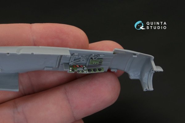 Quinta Studio QD48102 A6M2 3D-Printed &amp; coloured Interior on decal paper (for Hasegawa kit) 1/48
