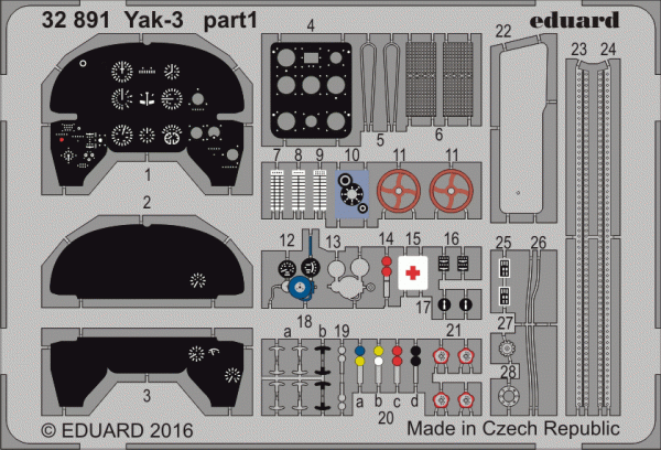 Eduard 32891 Yak-3 SPECIAL HOBBY 1/32