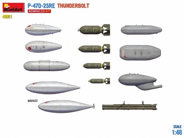 MiniArt 48001 P-47D-25RE Thunderbolt - Advanced Kit 1/48