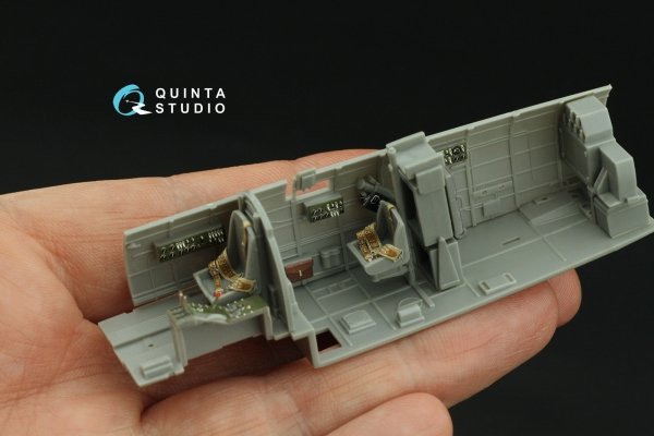 Quinta Studio QD48478 Nakajima B5N2 Kate 3D-Printed coloured Interior on decal paper (Hasegawa) 1/48