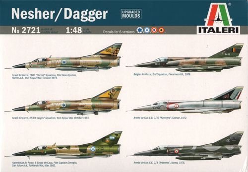 Italeri 2721 Nesher / Dagger (1:48)