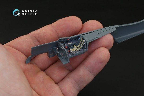 Quinta Studio QD48128 Fw 190 A-8/A-9 (R11) 3D-Printed &amp; coloured Interior on decal paper (for Eduard kit) 1/48