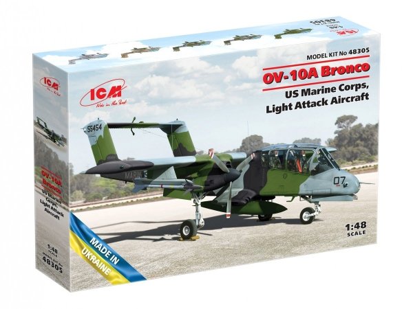 ICM 48305 OV-10A Bronco US Marine Corps, Light Attack Aircraft 1/48