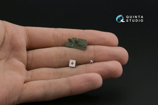 Quinta Studio QD35095 STZ-5 BM-13 3D-Printed &amp; coloured Interior on decal paper (Zvezda) 1/35
