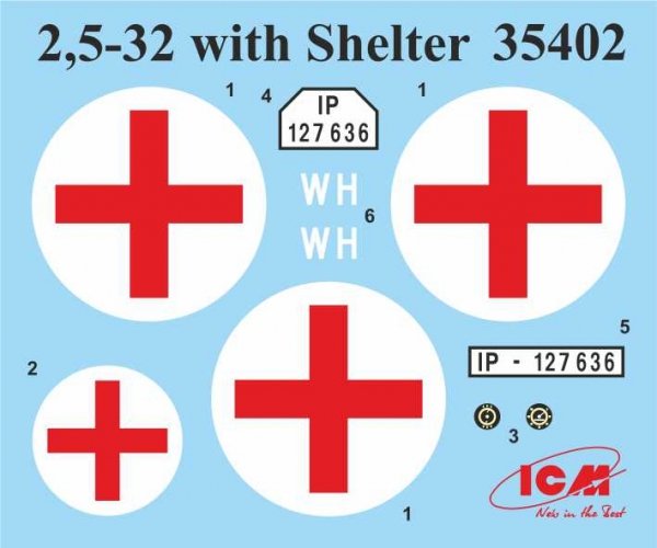 ICM DS3523 Sankas WWII Wehrmacht Ambulance Trucks 1/35