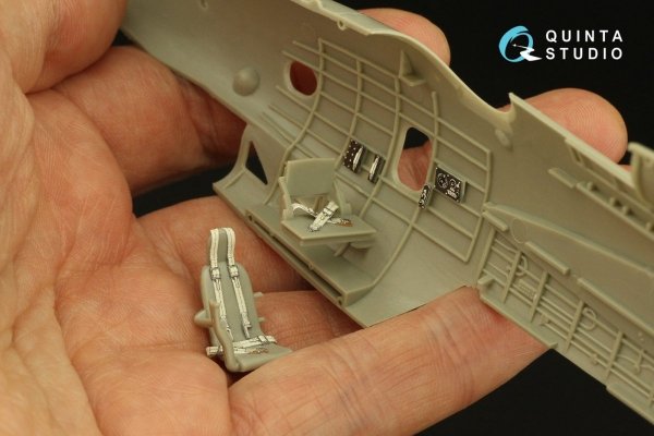 Quinta Studio QD48359 TBF-1 Avenger 3D-Printed &amp; coloured Interior on decal paper (Academy) 1/48