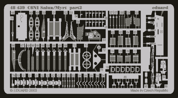 Eduard 48439 C6N1 Saiun/ Myrt 1/48  (HASEGAWA)
