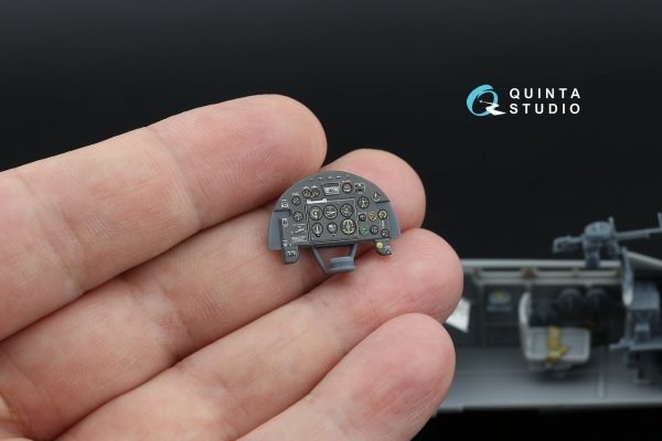 Quinta Studio QD+48574 Fairey Battle Mk.I 3D-Printed &amp; coloured Interior on decal paper (Trumpeter) (with 3D-printed resin parts) 1/48