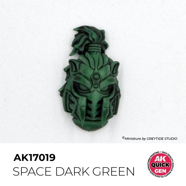 AK Interactive AK17019 SPACE DARK GREEN – QUICK GEN COLOR 18ml