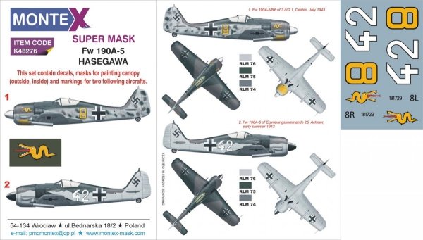 Montex K48276 FW 190A-5 1/48