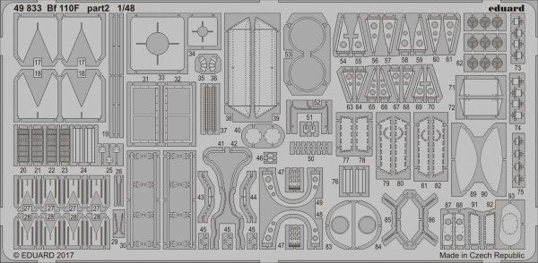 Eduard 49833 Bf 110F EDUARD 1/48
