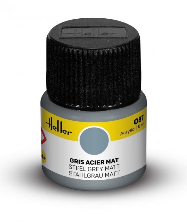 Heller 9087 087 Steel Grey - Matt 12ml