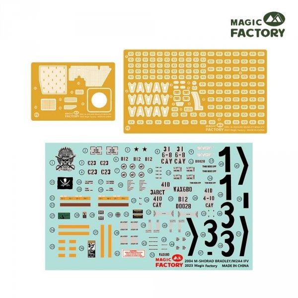Magic Factory 2004 M-SHORAD Bradley M2A4 IFV 3-in-1 1/35