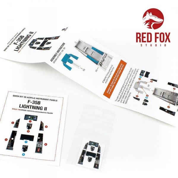 Red Fox Studio QS-48018 F-35B Lightning II (for Italeri kit) 1/48