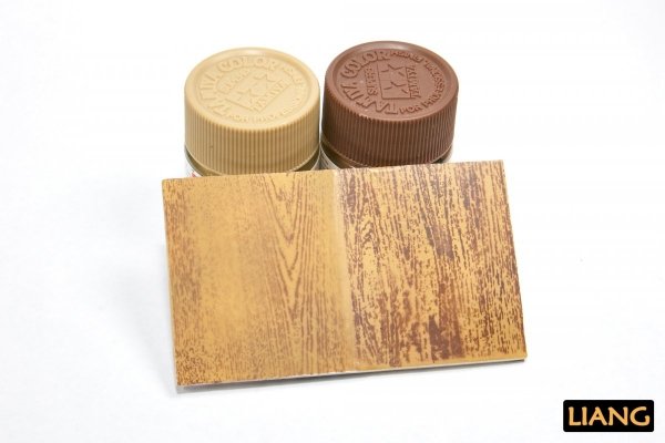 Liang 0302 Airbrush Stencil Wood Texture 2
