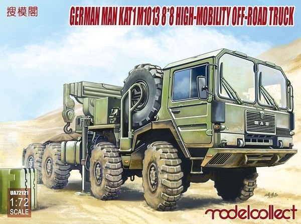 Modelcollect UA72121 German MAN KAT1 M1013 8 8 High-Mobility Off-Road Truck 1/72