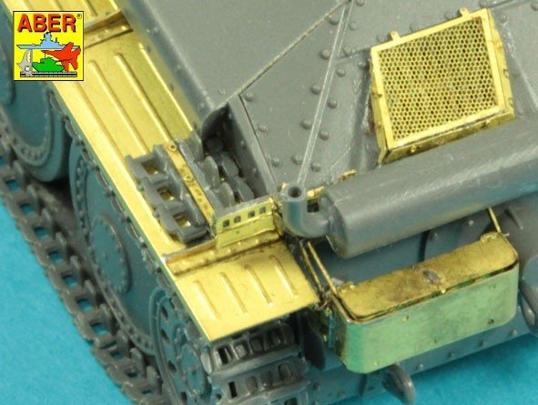 Aber 48041 Pz.Kpfw..38 (t) Ausf. E/F/G Niemiecki czołg Pz.38 (t) cz.2-błotniki / German tank Pz.Kpfw. 38 (t) Ausf.. E/F/G Vol.2-Fenders 1/48