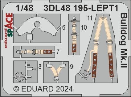 Eduard 3DL48195 Bulldog Mk. II SPACE AIRFIX 1/48
