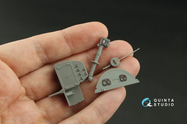Quinta Studio QD35127 Nakajima B5N2 Kate 3D-Printed coloured Interior on decal paper (Border Model) 1/35
