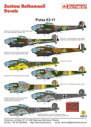 Techmod 48815 - Potez 63-11 (1:48)