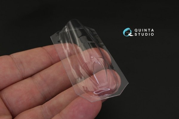 Quinta Studio QC48014 MiG-25 correction vacuformed clear canopy (for ICM kit) 1/48