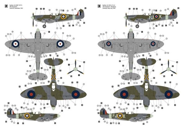 Hobby 2000 32003 Supermarine Spitfire VA 1/32