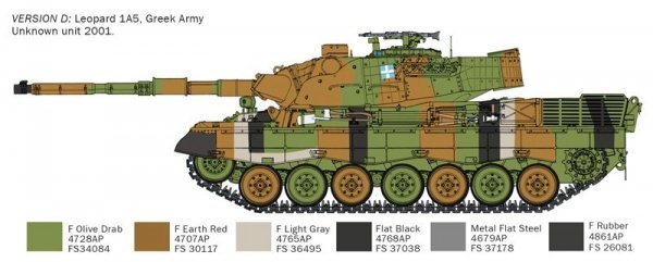 Italeri 6481 LEOPARD 1 A5 1/35