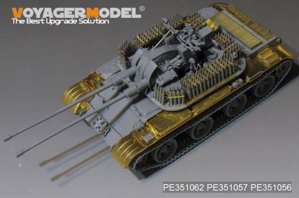 Voyager Model PE351062 Soviet ZSU-57-2 SPAAG Turret Interior Upgrade Set for Takom 1/35