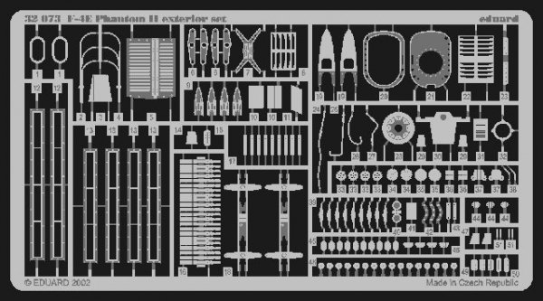 Eduard 32073 F-4E exterior 1/32 Tamiya