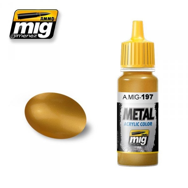 AMMO of Mig Jimenez 0197 BRASS 17ml