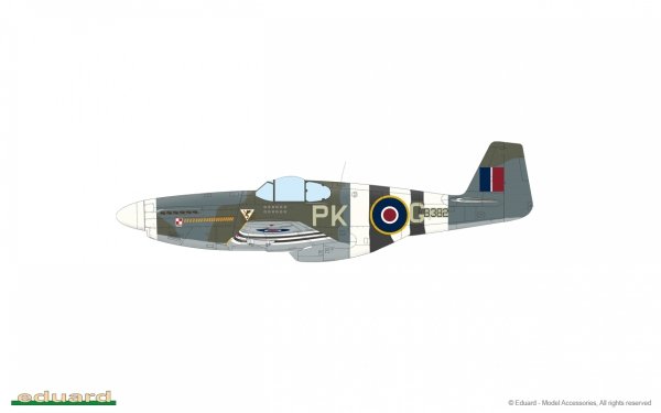 Eduard 11181 OVERLORD: D-DAY MUSTANGS / P-51B MUSTANG DUAL COMBO 1/48
