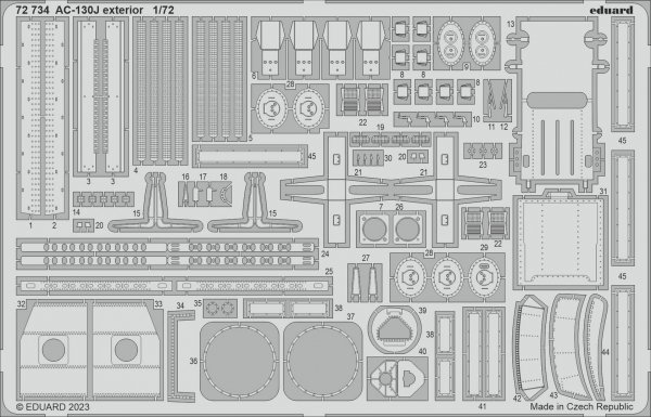 Eduard BIG72178 AC-130J PART I ZVEZDA 1/72