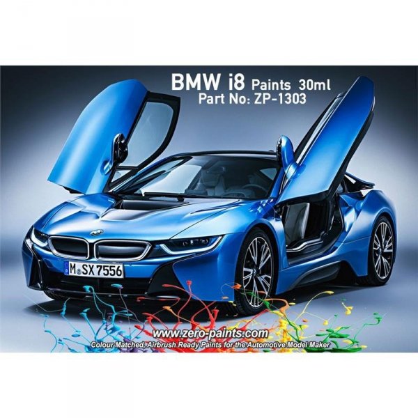 Zero Paints ZP-1303-FR-GR BMW i8 Frozen Grey Metallic 30ml