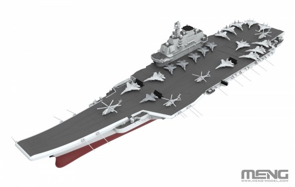 Meng Model PS-010 Aircraft Liaoning 1/700
