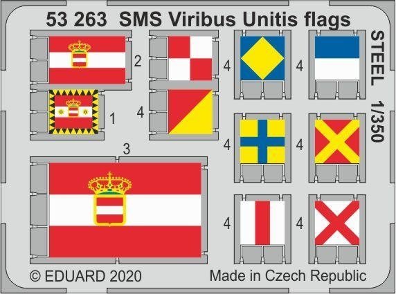 Eduard BIG5358 SMS Viribus Unitis for  TRUMPETER 1/350
